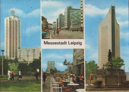 Leipzig - u.a. Wohnhochhaus - 1976 Leipzig - u.a. Wohnhochhaus - 1976