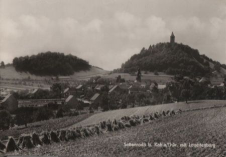 Seitenroda - mit Leuchtenburg - 1971 Seitenroda - mit Leuchtenburg - 1971