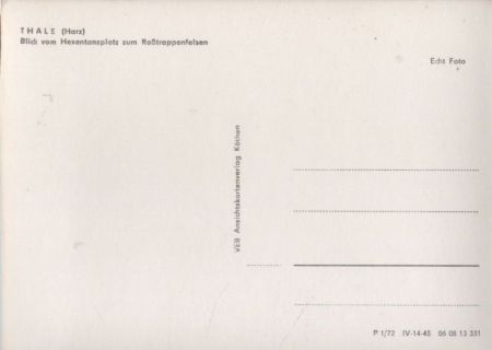 Thale - Blick vom Hexentanzplatz