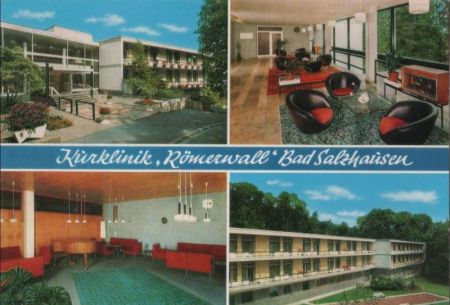 Nidda-Bad Salzhausen - Kurklinik Römerwall - ca. 1980 Nidda-Bad Salzhausen - Kurklinik Römerwall - ca. 1980