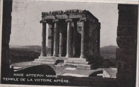 Griechenland - Athen - Temple de la Victoire Aptere - ca. 1915 Griechenland - Athen - Temple de la Victoire Aptere - ca. 1915