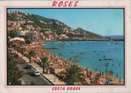 Spanien - Roses - Platja dels Pescadors - ca. 1985 Spanien - Roses - Platja dels Pescadors - ca. 1985