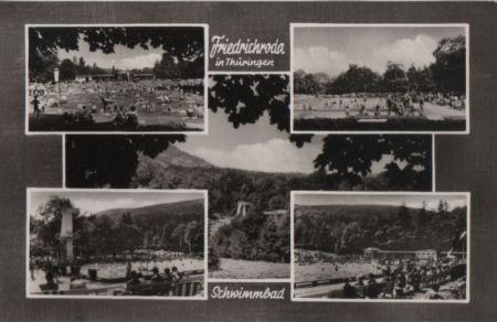 Friedrichroda - Schwimmbad - 1965 Friedrichroda - Schwimmbad - 1965