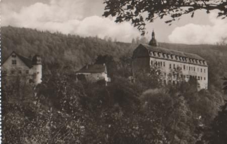 Schwarzburg - Schloßterrasse - ca. 1955 Schwarzburg - Schloßterrasse - ca. 1955