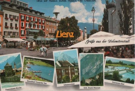 Österreich - Lienz - mit Fußgängerzone - 1992 Österreich - Lienz - mit Fußgängerzone - 1992