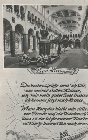 Bad Kissingen - Wandelhalle - ca. 1955 Bad Kissingen - Wandelhalle - ca. 1955