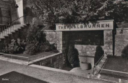 Schweiz - Baden - Thermalbrunnen - ca. 1960 Schweiz - Baden - Thermalbrunnen - ca. 1960