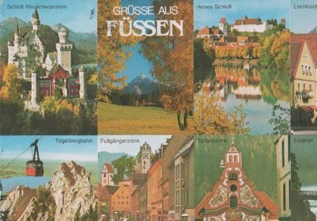 Füssen u.a. Lechhalde u. Tegelbergbahn - 1987 Füssen u.a. Lechhalde u. Tegelbergbahn - 1987
