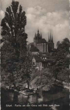 Erfurt - Partie an der Gera - 1959 Erfurt - Partie an der Gera - 1959
