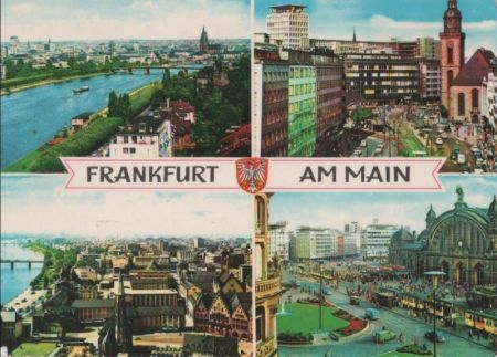 Frankfurt Main - u.a. Roßmarkt - 1968 Frankfurt Main - u.a. Roßmarkt - 1968