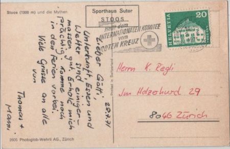 Stoos (OT von Morschach) - Schweiz - und die Mythen