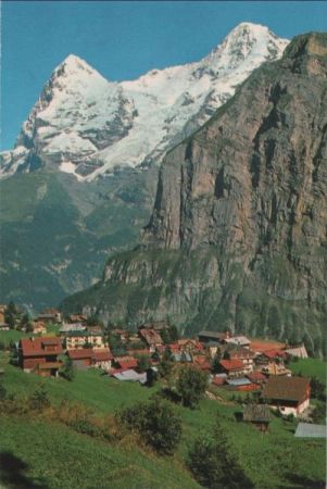 Schweiz - Mürren - Eiger und Mönch - ca. 1970 Schweiz - Mürren - Eiger und Mönch - ca. 1970