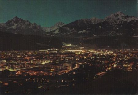 Österreich - Innsbruck - gegen Süden mit Serles - ca. 1980 Österreich - Innsbruck - gegen Süden mit Serles - ca. 1980