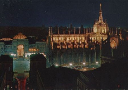 Italien - Mailand Milano - Il Duomo, notturno - ca. 1970 Italien - Mailand Milano - Il Duomo, notturno - ca. 1970