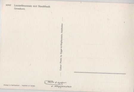 Lauterbrunnen - Schweiz - mit Staubbach