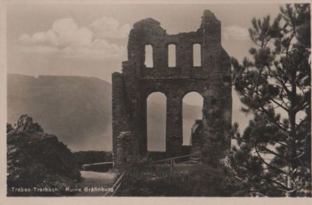 Traben-Trarbach - Ruine Gräfinburg - ca. 1950 Traben-Trarbach - Ruine Gräfinburg - ca. 1950
