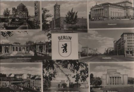 Berlin, Ostteil - u.a. Staatliches Rundfunkkomitee - ca. 1955 Berlin, Ostteil - u.a. Staatliches Rundfunkkomitee - ca. 1955