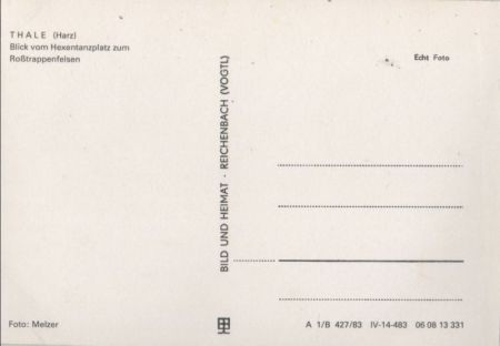 Thale - Blick vom Hexentanzplatz