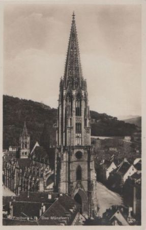 Freiburg - Das Münster - ca. 1950 Freiburg - Das Münster - ca. 1950