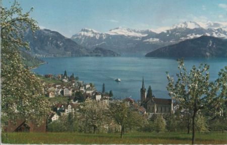Weggis - Schweiz - mit den Alpen Weggis - Schweiz - mit den Alpen