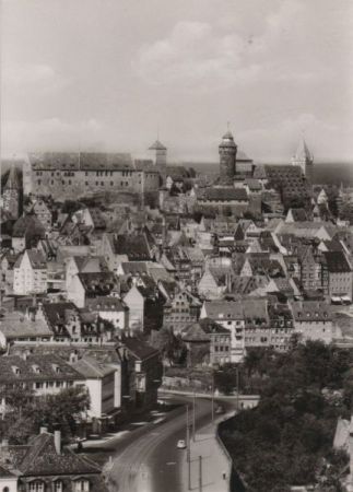 Nürnberg - Blick zur Burg - ca. 1965 Nürnberg - Blick zur Burg - ca. 1965