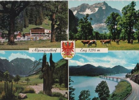 Österreich - Hinterriß - Alpengasthof Eng - ca. 1980 Österreich - Hinterriß - Alpengasthof Eng - ca. 1980