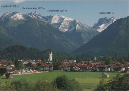 Oberstdorf - mit den Bergen Oberstdorf - mit den Bergen