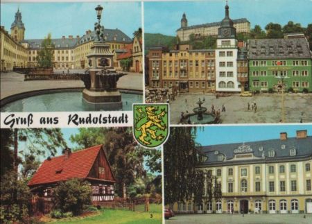 Rudolstadt - u.a. Schloss Heidecksburg - 1985 Rudolstadt - u.a. Schloss Heidecksburg - 1985