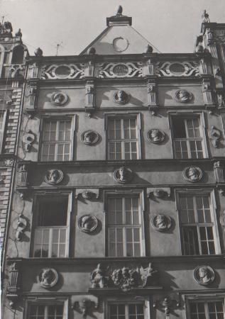 Polen - Danzig Gdansk - Renesansowa fasada - 1971 Polen - Danzig Gdansk - Renesansowa fasada - 1971