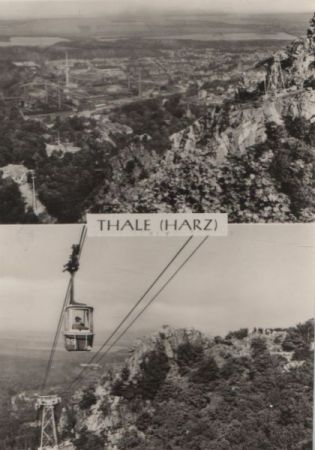 Thale - Personenschwebebahn - ca. 1975 Thale - Personenschwebebahn - ca. 1975