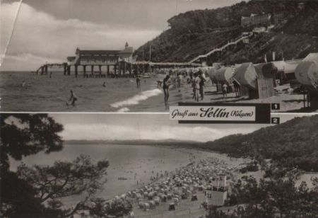 Sellin - u.a. Blick zur Seebrücke - 1971 Sellin - u.a. Blick zur Seebrücke - 1971