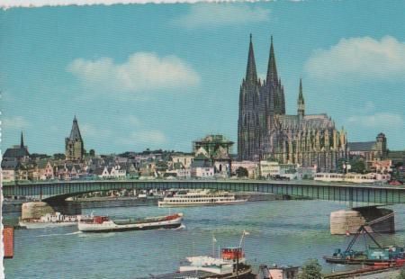 Köln - Dom und Rhein - 1962 Köln - Dom und Rhein - 1962