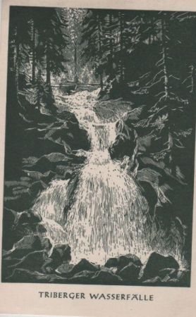 Triberg - Deutschlands größte Wasserfälle - ca. 1955 Triberg - Deutschlands größte Wasserfälle - ca. 1955