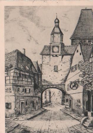 Rothenburg o.d. Tauber - 1955 Rothenburg o.d. Tauber - 1955