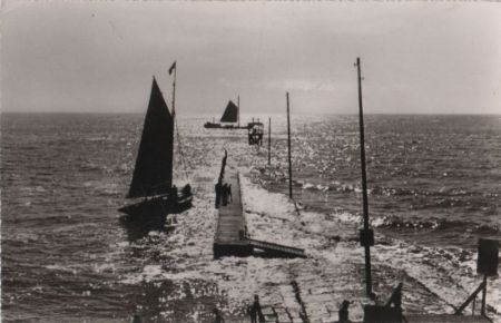 Norderney - An der Segelbuhne - 1964 Norderney - An der Segelbuhne - 1964