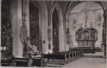 Konstanz - Basilika, nördl. Seitenschiff - ca. 1955 Konstanz - Basilika, nördl. Seitenschiff - ca. 1955