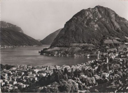 Schweiz - Lugano - e Monte S. Salvatore - 1955 Schweiz - Lugano - e Monte S. Salvatore - 1955