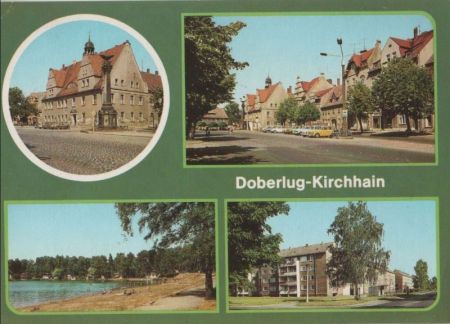 Doberlug-Kirchhain - u.a. am Markt - 1990 Doberlug-Kirchhain - u.a. am Markt - 1990