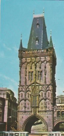 Tschechien - Prag - Pulverturm - ca. 1975 Tschechien - Prag - Pulverturm - ca. 1975