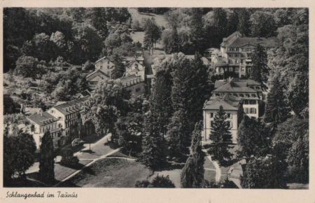 Schlangenbad, Taunus - von oben Schlangenbad, Taunus - von oben