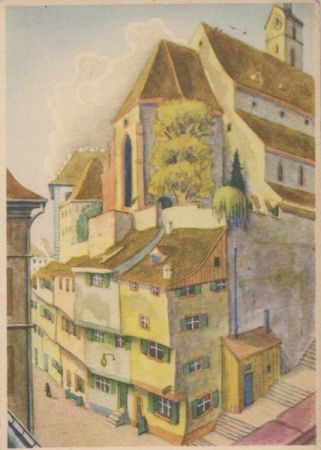 Schweiz - Basel - Martin Kirche - 1943 Schweiz - Basel - Martin Kirche - 1943