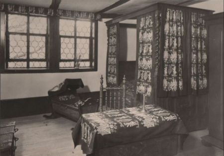 Eisenach - Bachhaus, Schlafzimmer - 1974 Eisenach - Bachhaus, Schlafzimmer - 1974