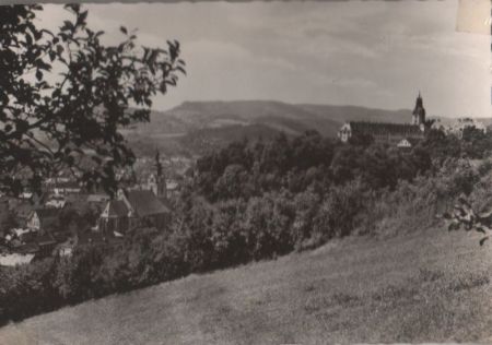 Rudolstadt - mit Heidecksburg - 1960 Rudolstadt - mit Heidecksburg - 1960