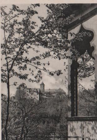 Leutenberg - Blick zur Burg - 1953 Leutenberg - Blick zur Burg - 1953