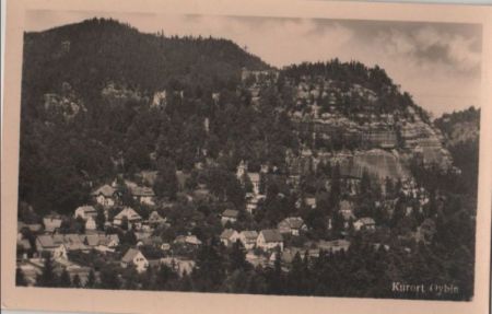 Kurort Oybin - im Zittauer Gebirge - 1955 Kurort Oybin - im Zittauer Gebirge - 1955