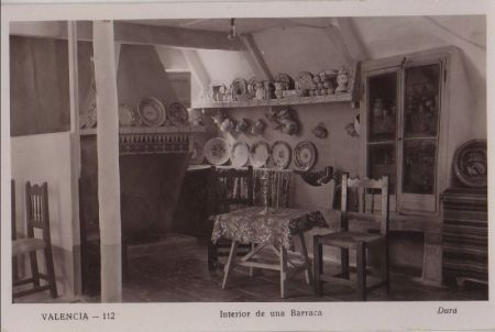 Spanien - Valencia - Interior de una Barraca - ca. 1955 Spanien - Valencia - Interior de una Barraca - ca. 1955