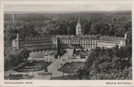 Karlsruhe - Schloß - 1953 Karlsruhe - Schloß - 1953