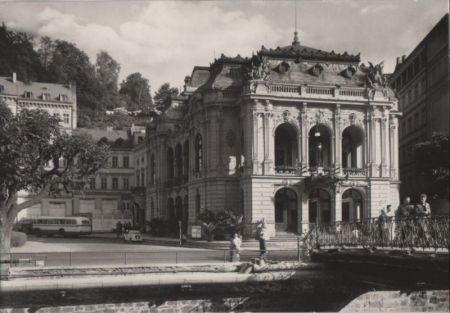 Tschechien - Karlovy Vary - Karlsbad - Divadlo - ca. 1965 Tschechien - Karlovy Vary - Karlsbad - Divadlo - ca. 1965