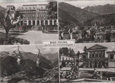 Österreich - Bad Ischl - mit 4 Bildern - 1961 Österreich - Bad Ischl - mit 4 Bildern - 1961