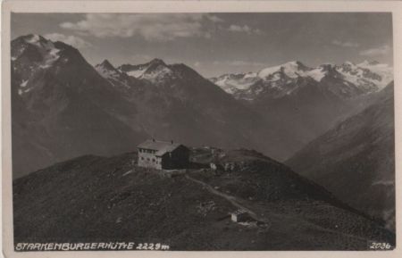 Österreich - Starkenburger Hütte - 1930 Österreich - Starkenburger Hütte - 1930